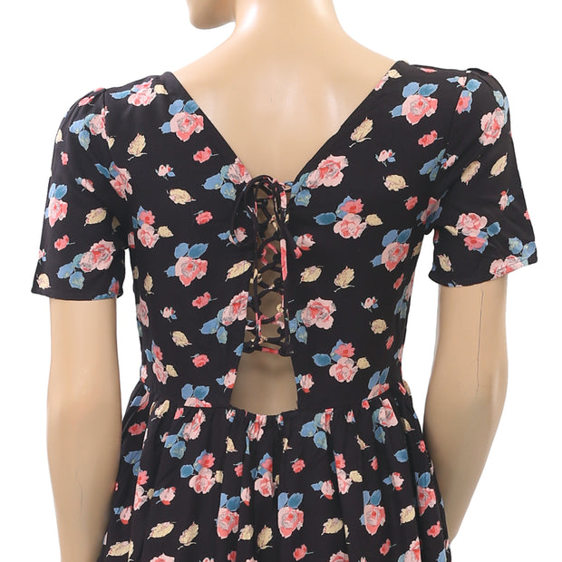 Pins & Needles Urban Outfitters Floral Printed Mini Dress XS