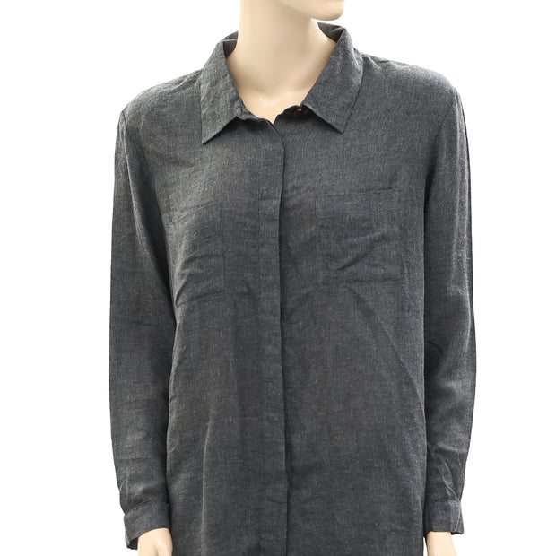 Laurence Dolige Paris Buttondown Shirt Top M