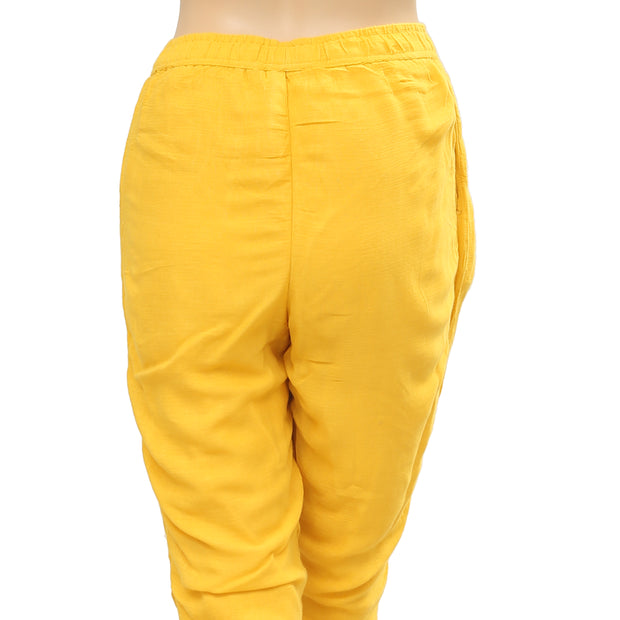 Splash Eyelet Embroidered Palazzo Pants S 4
