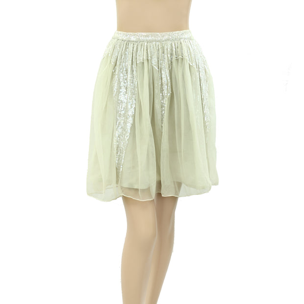 Kimchi Blue Urban Outfitters Sequin Embellished Mini Skirt XS