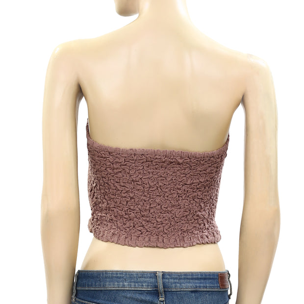 Free People Endless Summer Eternal Staple Bustier Tube Cropped Top S