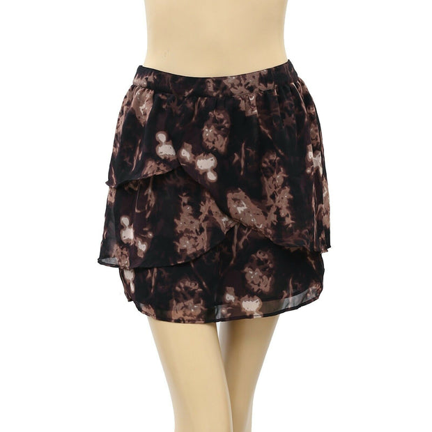 Silence + Noise Urban Outfitters Printed Mini Skirt