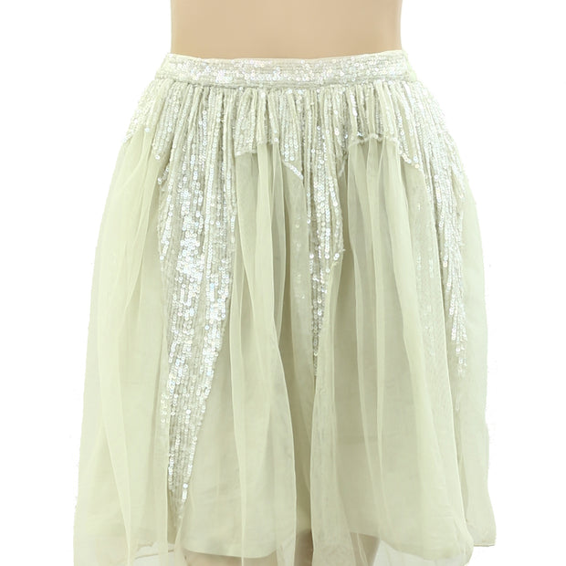 Kimchi Blue Urban Outfitters Sequin Embellished Mini Skirt XS