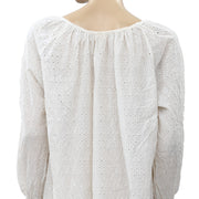 Nili Lotan Eyelet Embroidered Mini Dress