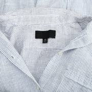 Nili Lotan Cotton Voile NL Striped Buttondown Shirt Tunic Top