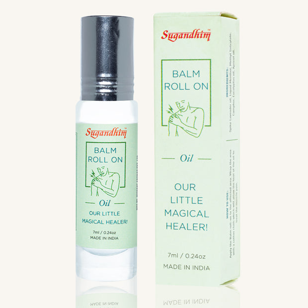 Sugandhim Balm Roll-on Ayurveda Ancient Holistic Magical Healer Body Ache 0.24OZ