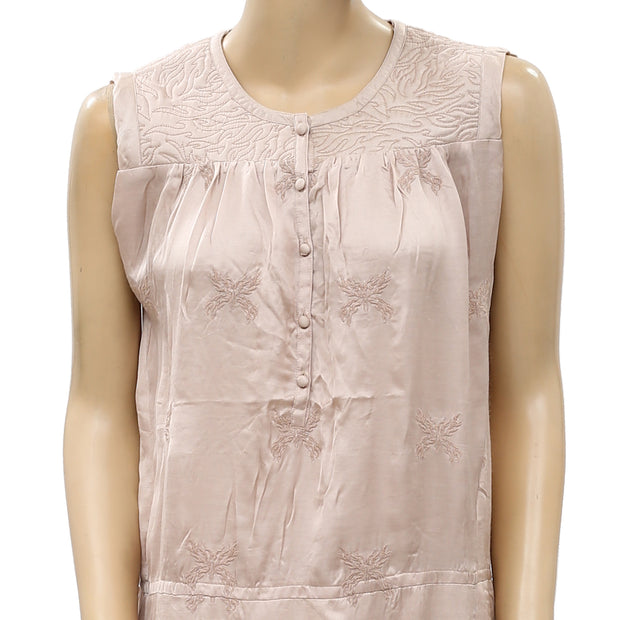 Zadig & Voltaire Rafi Brod Mini Tunic Dress