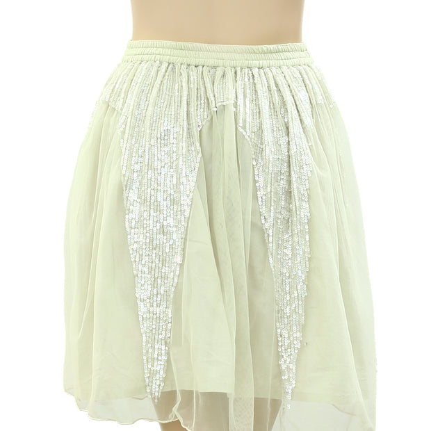 Kimchi Blue Urban Outfitters Sequin Embellished Mini Skirt XS
