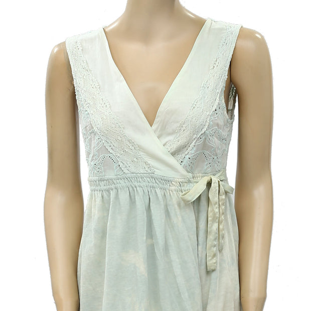 Odd Molly Anthropologie Eyelet Embroidered Mini Dress S 1