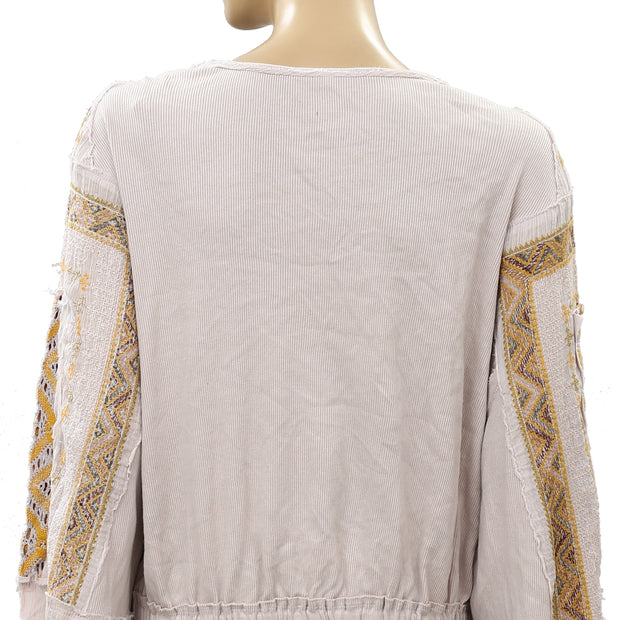Free People Cross Country Blouse Top