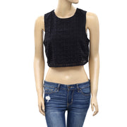 Cooperative Urban Outfitters Marsha Eyelet Crop Top S 4