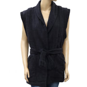 IRO Champlin Pleated Tweed Vest Coverup Top XS 34