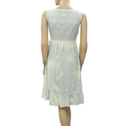 Odd Molly Anthropologie Eyelet Embroidered Mini Dress S 1