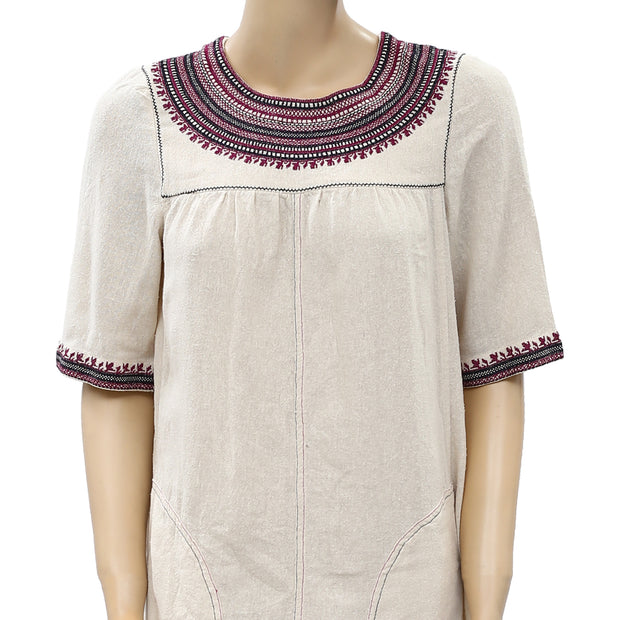 Isabel Marant Embroidered Tunic Dress XS