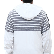 Burkman Bros Men's Striped Printed Jacket Hoodie M