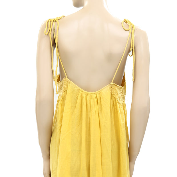 ASOS Lace Cup Babydoll Beach Maxi Dress S
