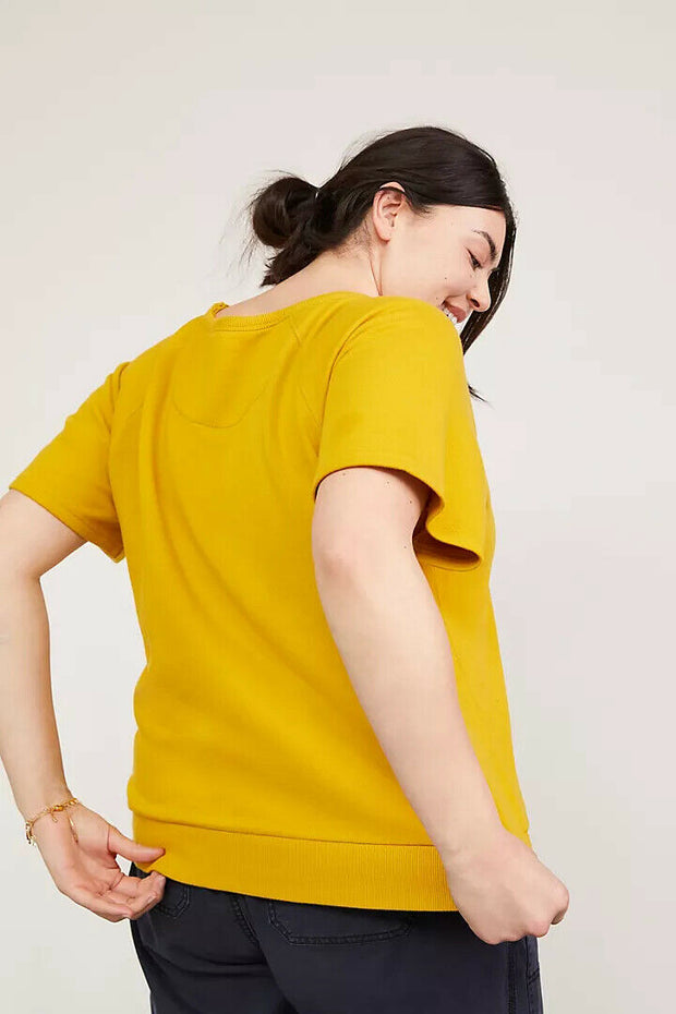 Anthropologie Jarmél by Jarmel 豹纹彩虹图案 T 恤