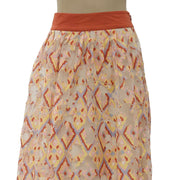 New Hoss Intropia Anthropologie Printed Pleated Zipper Maxi Skirt Small S
