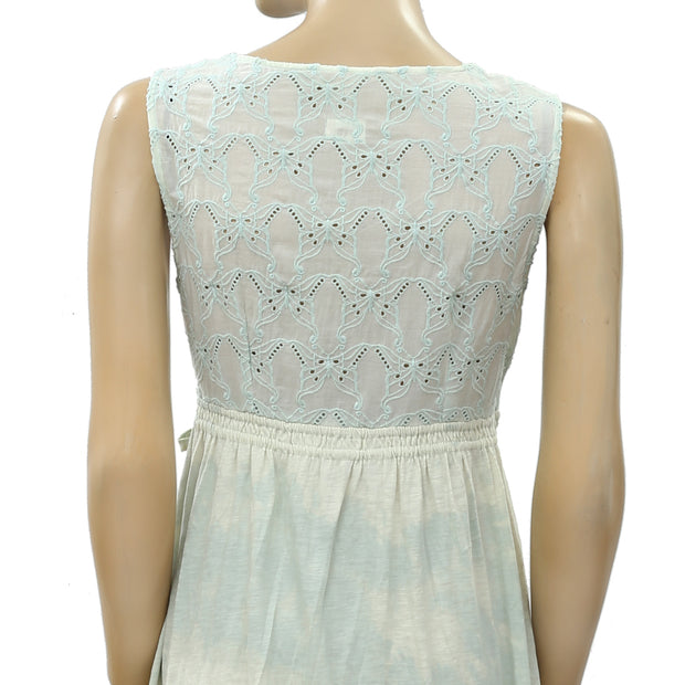 Odd Molly Anthropologie Eyelet Embroidered Mini Dress S 1