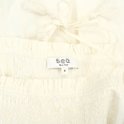 Sea New York Willa Smocked Maxi Long Dress S