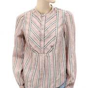 Zadig & Voltaire Striped Blouse Top S