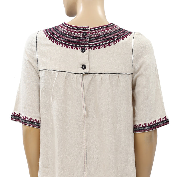 Isabel Marant Embroidered Tunic Dress XS