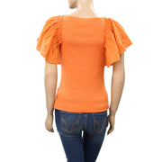 Maeve Anthropologie 飘袖衬衫上衣