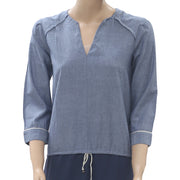 Joe Retro Quarter Blue Cotton Dress S