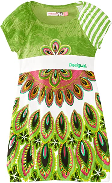 Desigual Girls Kids Aranfa Floral Printed Mini Dress 9-10 Years