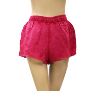 Anthropologie Floral Textured Pink Shorts XS