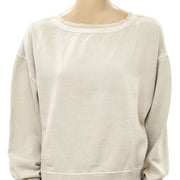 Free People Cool Rider Pullover Top Sweatshirt L