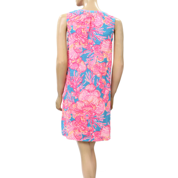 Lilly Pulitzer Essie 花卉印花背心迷你连衣裙