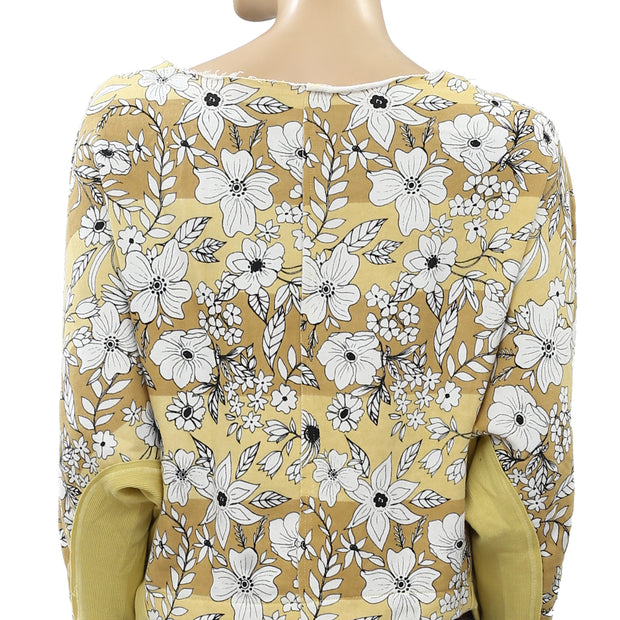 Free People Martin Floral Printed Pullover Top