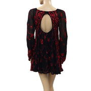 $350 Free People My Beloved Georgette Mini Dress