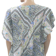 Maeve Anthropologie 飘逸玛雅印花衬衫上衣 S