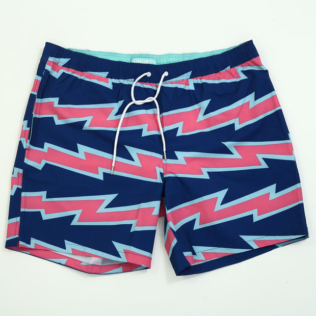 Bonobos Riviera Recycled Swim Patterned Striped Print Trunks Shorts XL