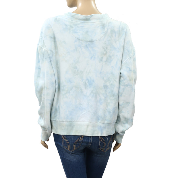 Free People Tie & Dye Pullover Top S