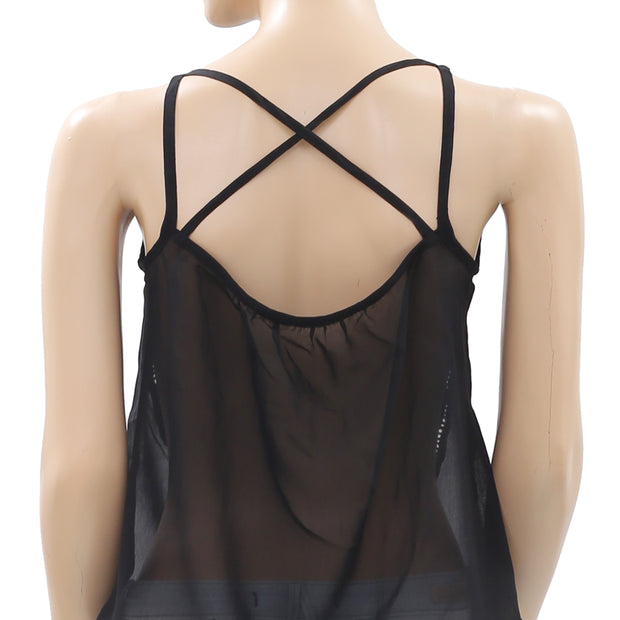 Ecote Urban Outfitters Mirror Embroidered Blouse Top S