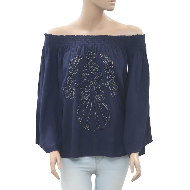 Lilly Pulitzer "NITA" Off Shoulder Blouse Top