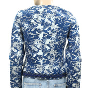Sezane Printed Floral Embroidered Jacket Blazer Top S