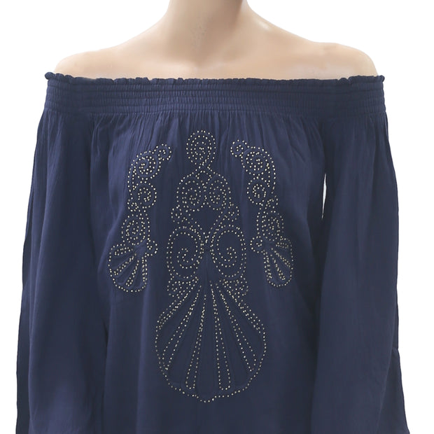 Lilly Pulitzer "NITA" Off Shoulder Blouse Top