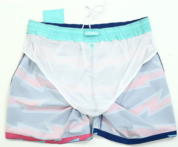 Bonobos Riviera Recycled Swim Patterned Striped Print Trunks Shorts XL