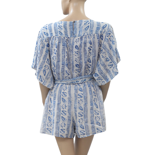 Free People Put A Ring On It Romper Dress S