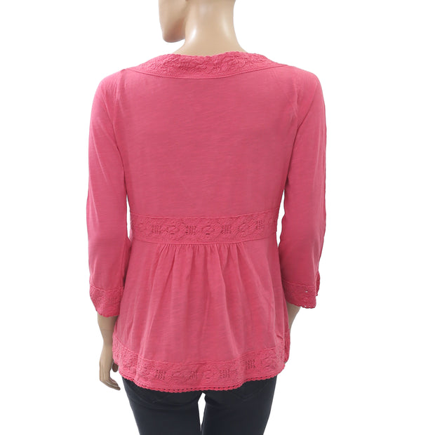 Odd Molly Anthropologie Step Over 衬衫上衣