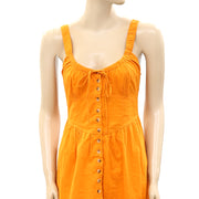 Urban Outfitters UO Azelia Button-Down Midi Dress