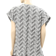 Ecote Urban Outfitters Quilted Woven Kimono Jacket Top FS