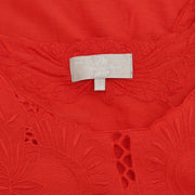 Pedro Del Hierro Adella Paris Embroidered Blouse Top M