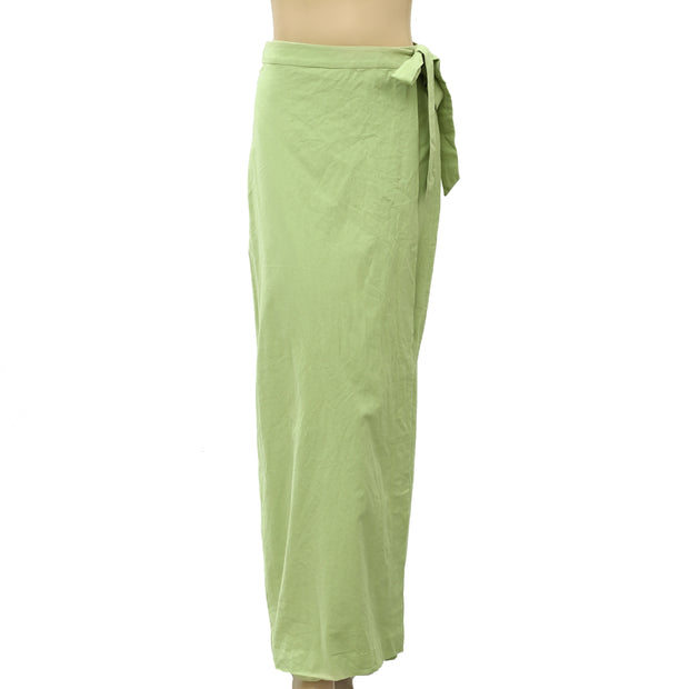 Free People The Moss Wrap Beach Maxi Skirt M