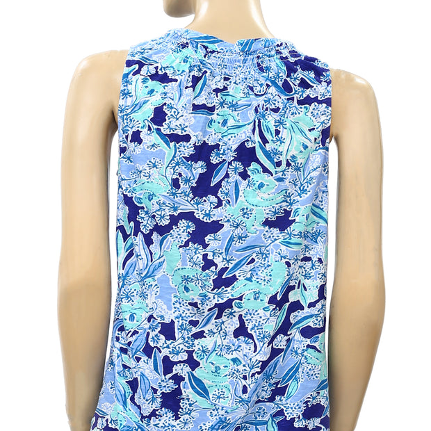 Lilly Pulitzer Essie Printed Tank Blouse Top