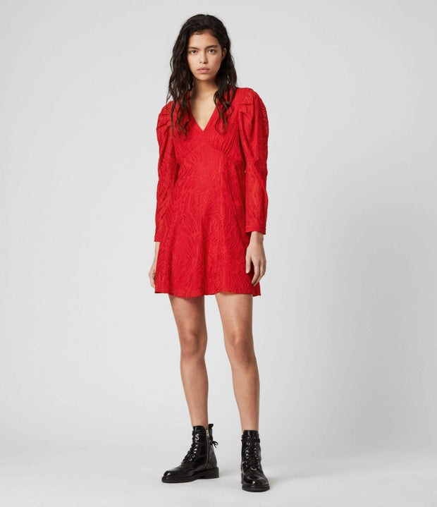 All saints Rosi Ani Shift Mini Dress S-6